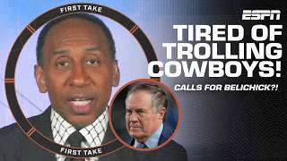 Stephen A. IS TIRED OF TROLLING the Cowboys   calls for Bill Belichick?! 🤠 | First Take