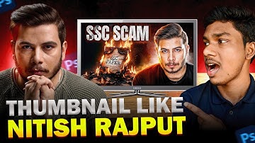 How to Make Viral Thumbnail Like NITISH RAJPUT (Step By Step Tutorial) In Photoshop 2025