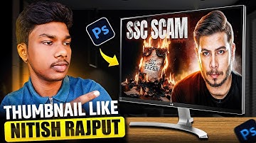 How To Make Viral Thumbnail Like Nitish Rajput (Full Tutorial) | How To Make Thumbnail In Photoshop
