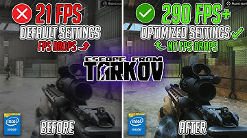 Escape from Tarkov - Best PC Settings to FIX FPS Drops, Lags & Stutter on ANY PC📈
