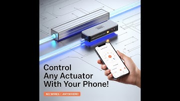 Mobile App Controlled Linear Actuator & Control Unit | WiFi Automation