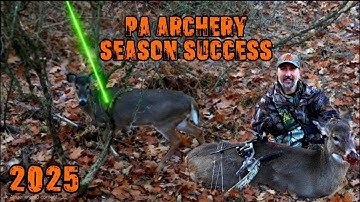 EPIC Bow Hunt! Full Pa Whitetail Archery Bow Season Comes Down to This HUGE Doe! SHE DROPS in Sight!