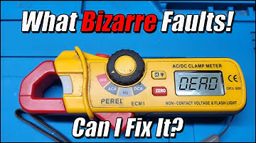 Faulty Perel Digital Clamp Multimeter | This one was weird!