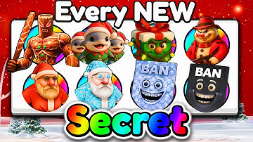 Unlocking EVERY NEW CHRISTMAS SECRET in Brainrot Evolution!