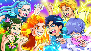 RUMI, MIRA & ZOEY Turn Into ELEMENTALS! KPop Demon Hunters Animation