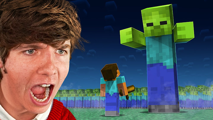 Surviving Minecraft's Largest Zombie Apocalypse