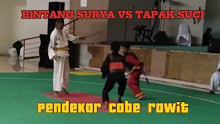 BINTANG SURYA VS TAPAK SUCI PENDEKAR CABE RAWIT