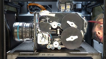 I 3D printed this MOVIE CAMERA from scratch