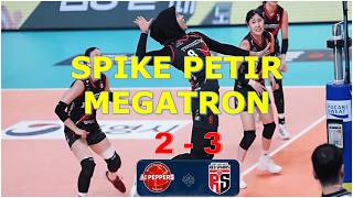 FULL HIGHLIGHT SPIKE PETIR MEGATRON  | RED SPARKS VS AI PEPPERS