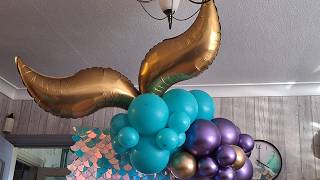 ✨ Mermaid Tail on Shimmer Wall | Stunning Party Backdrop Idea ✨