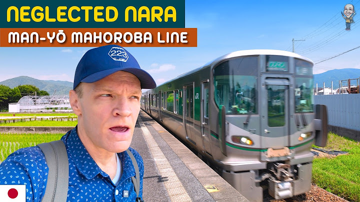 Why do so few people ride this train in Nara?