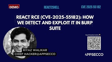 React RCE (CVE-2025-55182): How We Detect and Exploit It in Burp Suite #burpsuite #pentesting