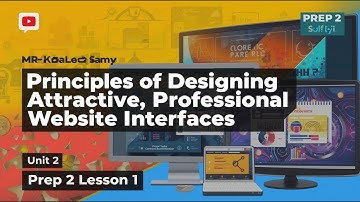 Principles of Designing Attractive, Professional Website Interfaces Prep 2 ICT | Unit 2 Lesson 1 | 
