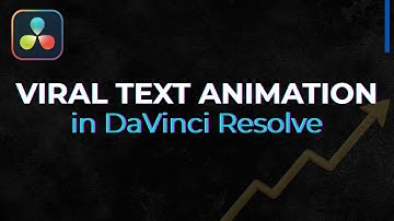 Create Smooth Kinetic Text Animation in DaVinci Resolve (Fusion Tutorial)