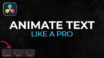 Create Smooth Kinetic Text Animation in DaVinci Resolve (Fusion Tutorial)