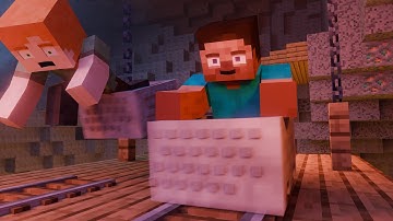Alex and Steve Life : Episode 1 (Minecraft Animation Series)