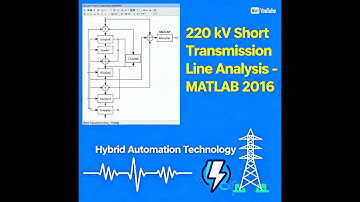 Model and Simulate a 220 kV Short Transmission Line in MATLAB Simulink 2016 | Step‑by‑Step Tutorial