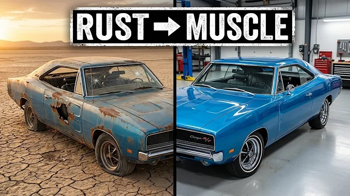 ASMR Restoring a 1969 Dodge Charger R/T – Rust to Muscle, No Talking
