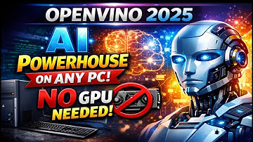 OpenVINO 2025: Voer enorme AI-modellen uit op ELKE pc – geen grafische kaart nodig!