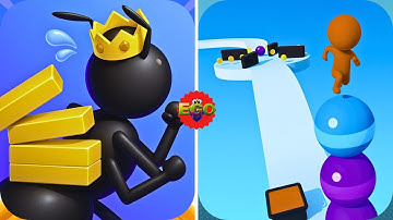 Stack Ride 3D Vs. Tiny Run 3D - Max Gameplay Walkthrough | Epic Gamer’s Odyssey #1198