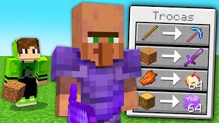 Minecraft, But Villagers Can Trade OP Items!