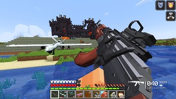 Pillager Commander’s DARK CASTLE… I Destroyed His Army with MODERN GUNS & DRONES! 😈🔫🚁