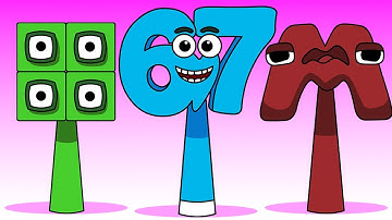 New Sprunki OC All Phases Compilation (67, M Alphabet Lore, Four Numberblocks, YouTube Button)