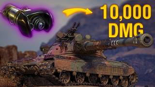 He tried Improved Aiming on 60TP and got 10k DAMAGE in World of Tanks