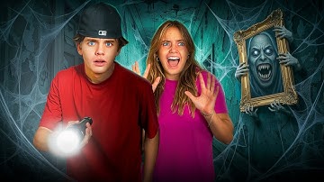 OVERNIGHT in a HAUNTED HOUSE!