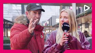 Danique's Eerste Straatinterview en Meteen een Pittige! 😬 |  De MensenMening | SLAM!