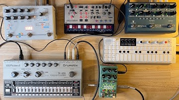 TR-606 Minimal House with OP-1 field & volca modular | Out of focus 2025-11-18 by atnr