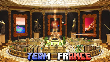 MrBeast Worldwide Building Challenge - Team France  [Timelapse Minecraft]