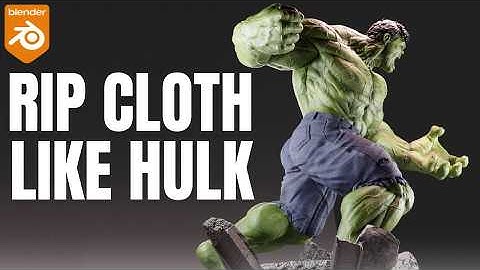 New Blender Addon For Cloth Ripping