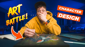 I BATTLE 3 Artists in a Character Design Art Battle!
