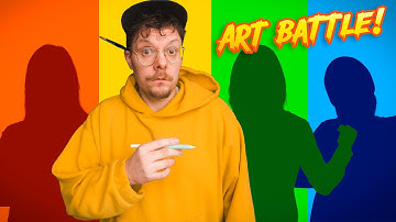 I BATTLE 3 Artists in a Character Design Art Battle!