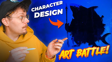 I BATTLE 3 Artists in a Character Design Art Battle!