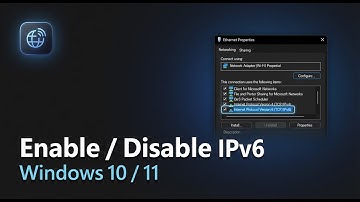 Enable/Disable IPv6 in Windows (Fast & Easy Tutorial!)