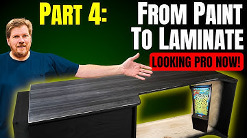 Part 4: Vertical Arcade Cabinet - The Big Transformation (Paint & Laminate)