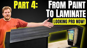 Part 4: Vertical Arcade Cabinet - The Big Transformation (Paint & Laminate)