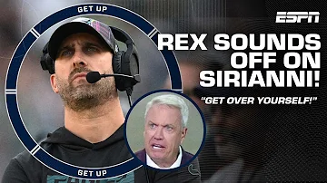 GET OVER YOURSELF! 🗣️ - Rex Ryan SOUNDS OFF on Nick Sirianni for yelling at fans | Get Up