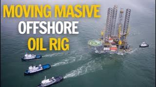 offshore oil rig moving operation