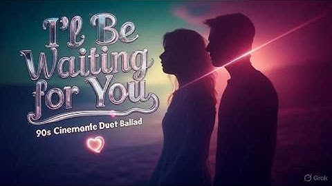 Thumbnail of I’ll Be Waiting for You - 90s Cinematic Duet Ballad Lyrics & Chords