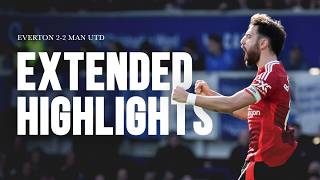 A Draw On The Road 🛣️ Everton v Man Utd | Extended Highlights