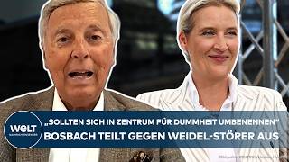 ARD-EKLAT: 'Sollten sich in Zentrum für Dummheit umbenennen' Bosbach teilt gegen Weidel-Störer aus