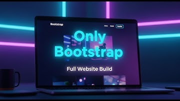 Built a Full Website Using Only Bootstrap !