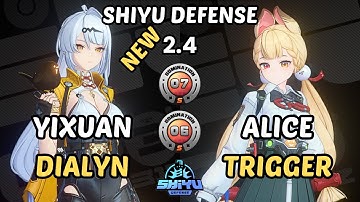 NEW Shiyu Defense ZZZ Yixuan Dialyn Lucia Team x M0 Alice Trigger Yuzuha ZZZ | Zenless Zone Zero 2.4
