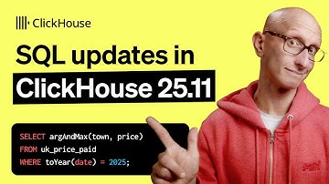 New SQL features in ClickHouse 25.11