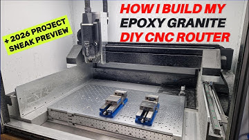 How I built my Epoxy Granite CNC Router