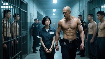女囚犯被關進男監獄遭受欺辱，怎麼她是頂級女殺手，瞬間消滅他們！#抗战 #抗日 #movie #電影 #中国电视剧
