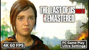 THE LAST OF US PART II – Opening Gameplay Part 1 | 4K 60FPS | No Commentary | PC